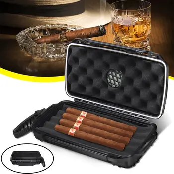Cigarų Plastiko Kelionės Humidoras Atveju - atsparus Vandeniui, Dulkėms, smūgiams atsparių Premium H58C