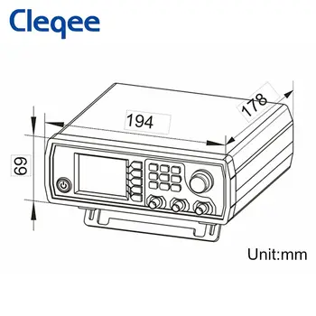 Cleqee 50MHZ Dual-channel Savavališkai DDS Signalo Generatoriaus, Skaitmeninis Valdymas Dažnio Matuoklis Matuoklio JDS6600-50M
