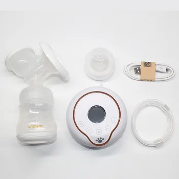 CMbear Elektros Krūties Siurblys Su LED Ekranas, Reguliuojamas Siurbimo BPA Free Pieno Butelis USB Masažas Bresat Siurblys Kūdikių žindymo laikotarpis