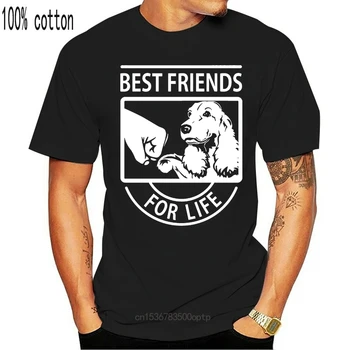 Cocker Spanielis Geriausią prekės ženklą vyrams marškinėliai Draugas, T-shirt