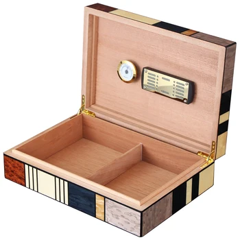 COHIBA Kedro Medienos Kelionės Humidoras Cigarų Dėžutė Nešiojamų Cigarų dėklas Su Humidoras Drėkintuvas Drėkina Prietaiso Cigarų Priedai