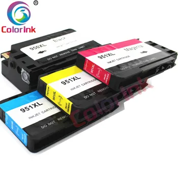 ColorInk 10 PK HP 950XL HP950XL 951XL HP950 rašalo kasetė 950 951 Officejet Pro 8600 8610 8615 8620 8630 8625 8660 8680