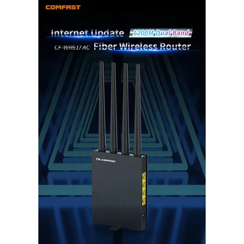 COM GREITAI CF-WR617AC Dual-Band Gigabit Įmonės Maršrutizatoriaus WiFi Universali Sienos Karalius Pramonės Bevielis Maršrutizatorius JAV Plug