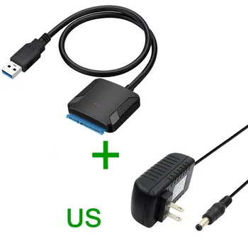 Convertidor de Kabelis adaptador SATA USB3.0 22 pušys USB 3,0 Kabelis SATA con adaptador ES MUMS JK para 2,5 pulgadas diskoteka Duro HDD