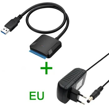 Convertidor de Kabelis adaptador SATA USB3.0 22 pušys USB 3,0 Kabelis SATA con adaptador ES MUMS JK para 2,5 pulgadas diskoteka Duro HDD