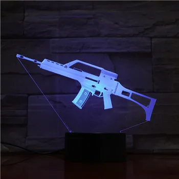 Cool 3D kulkosvaidis Stalo Lempa LED Naktį Žibintai su Atmosferą Lempos kaip Dovanos GX1729