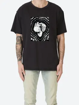 COOLMIND medvilnės kietas streetwear vyrų marškinėliai atsitiktinis palaidų trumpas rankovės vyrų t-shirt o-kaklo marškinėlius vyrai tee marškinėliai topai