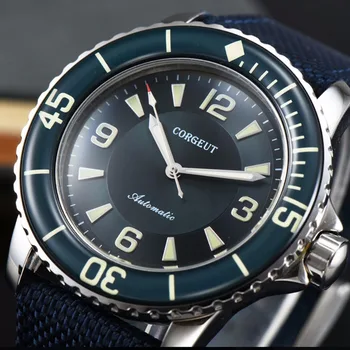 Corgeut 45mm sporto dizainas laikrodis prabanga top brand mechaninė Šviesos rankas Automatinė Savarankiškai Vėjo Derliaus mens watch