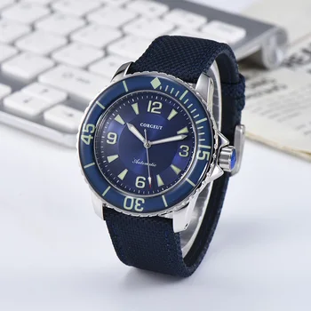 Corgeut 45mm sporto dizainas laikrodis prabanga top brand mechaninė Šviesos rankas Automatinė Savarankiškai Vėjo Derliaus mens watch