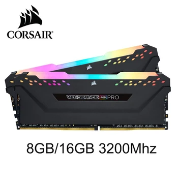 CORSAIR Vengeance DDR4 RGB PRO DIMM Darbalaukio Ram Atmintis 8GB 16GB 3200MHz C16