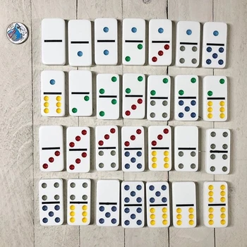 Crystal Epoksidinės Dervos Žaidimas Žaislas Pelėsių Domino Liejimo Silikono Forma 