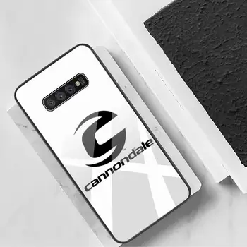 CUTEWANAN CANNONDALE logotipas Coque Shell Telefono dėklas Grūdintas Stiklas Samsung S20 Plius S7 S8 S9 S10 Plus Pastaba 8 9 10 Plius
