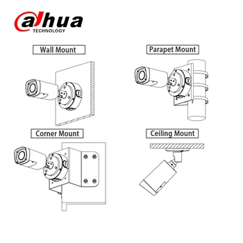 Dahua IP Kameros Apsaugos HD 4MP IPC-HFW4431R-Z Tinklo Kulka Camara IR80M 2.7-12mm Elektros Priartinimo Objektyvas H. 265 PoE Kameroms Kameros