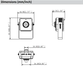 Dahua IPC-HUM4231 2MP, WDR Pin Tinklo Kameros 2,8 mm pin, objektyvo Saugumo Kameros