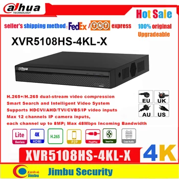 Dahua XVR 4K XVR5108HS-4KL-X H. 264 / H. 265 IVS Smart Search iki 8MP Palaiko HDCVI/HAINAUT/TVI/CVBS/IP video įėjimai PSP Lite