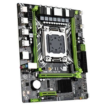 DAIXU X79D -2.0 X79 motininė plokštė LGA2011 ATX USB2.0 SATA3.0 PCI-E NVME M. 2 SSD paramos REG ECC atminties ir Xeon E5 procesorius