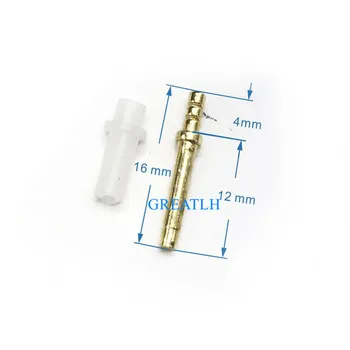 Dantų Laboratorija, Geros kokybės Medžiaga Žalvaris Kaiščio Pin su Rankovėmis Ilgai Vidutinio Trumpas 20MM 16MM 10MM