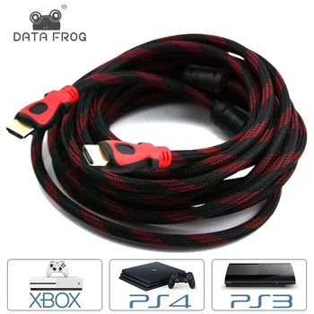 DataFrog HDMI Kabelį PS3/PS4/XBOX/Nintendo Jungiklis/TV/TV Box/Kompiuterinė 1.5 M/3M/5M/10M HDMI Į HDMI Kabelis