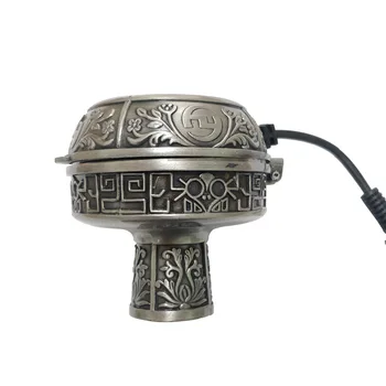 Daugiafunkcinis Metalo E-Shisha Smokepan Elektroninių Tabako Bowl &Keramikos, Medžio Kaljanas/Sheesha/Chicha/Narguile Priedai