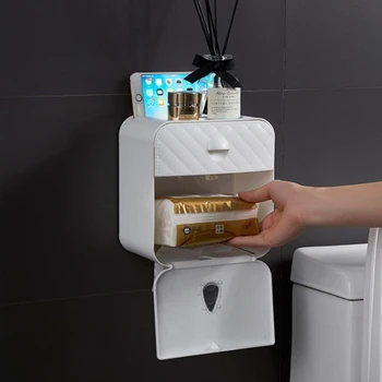 Daugiafunkcinis tualetinio popieriaus laikiklį, vonios kambarys pakabukas vonios kambarys saugojimas dėžutės tualetinio popieriaus laikiklį, vonios kambarys, saugojimo