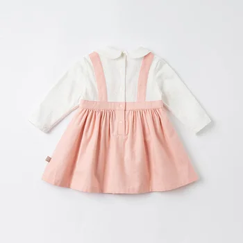 DBH15940 dave bella pavasario baby girl ' s cute cartoon kratinys suknelė vaikų mados šalis suknelė vaikams kūdikiams lolita drabužiai