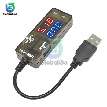 DC USB Testeris Dabartinės 3.2-10V Amp voltmetras Gydytojas Ammeter LCD Skaitmeninis Ekranas Mobile Galios Indikatorius Banko Usb Įkroviklis