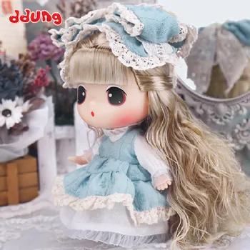 Ddung Lėlės Lolita Originali 18cm BJD Classic Edition Nėrinių Suknelės 