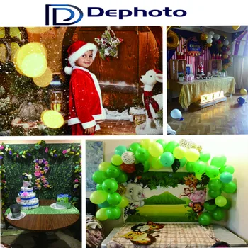 Dephoto Fonas Foto Studija Žiemos Sniego Saldainiai Cukranendrių Kalėdų Eglutė Namų Pasakos Fotografijos Foną, Photocall