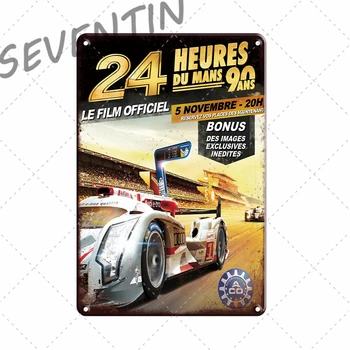 Derliaus 24 H Du Mans Metalo Pasirašyti Dekoratyvinės Plaketės Le Mans 24 Valandų Plakatas Metalo Skardos Pasirašyti Kambario Sienų Lipdukai Paryžiaus Le Vyras Ženklai