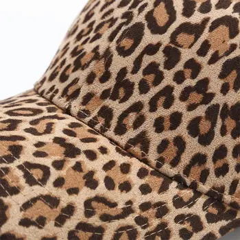Derliaus Leopardas Spausdinti Medvilnės Beisbolo kepuraitę Harajuku Hip-Hop Lauko Sporto apsaugos nuo Saulės Reguliuojamas Snapback Skrybėlę Vyrams ir Moterims
