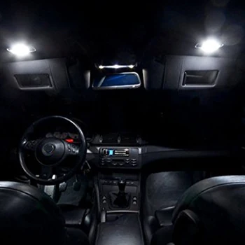 DHBH-Pakeisti Xenon Baltas LED Tuštybės Veidrodis Šviesos Mazgai Balta Lempa BMW E60 E61 E90 E91 E92 E70