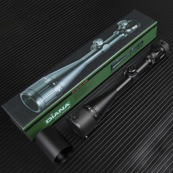 DIANA AOE 4.5-18X50 Riflescope Reguliuojamas Green Red Dot Kryžiaus Akyse Medžioklės taikymo Sritis Šviesos Tinklelis Optinis Taktinis Taikymo sritis