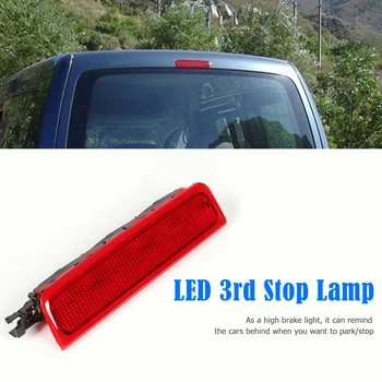 Didelio Ryškumo LED Trečioji 3-iosios Stabdžių Žibintas Raudonųjų Lęšių Centras Aukšto Kalno Akių Lygyje, Galiniai Stop Žibintas VW Caddy 2002-2008