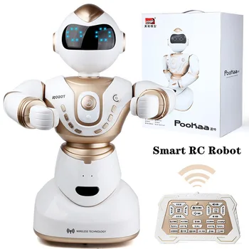 Didelis 2.4 G HZ RC Robotas Kalbėjimo, Dainavimo, Šokių Smart Programavimo Švietimo Žaislai, Kalėdų Dovana Vaikams