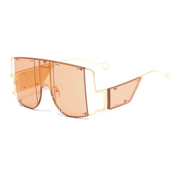 Didelis aikštė akiniai nuo saulės moterims 2019 uv400 aukštos kokybės rytis cicinas mados negabaritinių steampunk saulės akiniai krantinės oculos de sol feminino