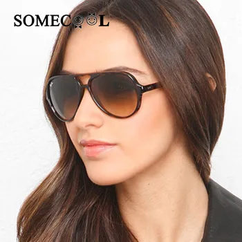 Didelis klasikinio Rėmo Moterų ir vyrų Piloto akiniai nuo saulės Zonnebril Dames Akiniai nuo saulės Ženklo Dizaineris Hombre Oculos De Sol Feminino N385