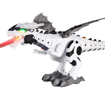 Didelis Purškimo Mechaninė Dinozaurai Su Sparno Animacinių filmų Elektroninių Pėsčiomis Gyvūnų Modelio Dinosaurio juguete Robotas Pterosaurs Vaikams, Žaislai