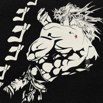 Dio Brando Jojos Bizarre Adventure T-Shirt Vyrai Grynos Medvilnės Marškinėliai Joestar Anime Kujo Kraujo Otaku Kryžiuočiai Tee Viršuje Japonijoje Manga