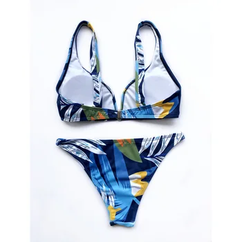 Diržas 2020 Seksualių Moterų maudymosi kostiumėlį, maudymosi Kostiumėliai, Moterų V-Kaklo Brazilijos Bikini komplektas Biquini Maudymosi Kostiumas Moterims