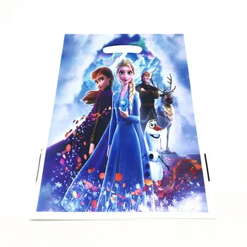 Disney 16*25cm Plastiko Dovanų Maišelį, Užšaldyti Anna ir Elsa Princesė Grobis Bag Vaikas Mergina Gimtadienio prekių Animacinių filmų Tema Apdaila