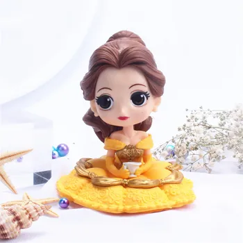Disney 6 stiliaus Q Posket princeses skaičius Žaislai, Lėlės Mer, snieguolė Rapunzel Ariel 