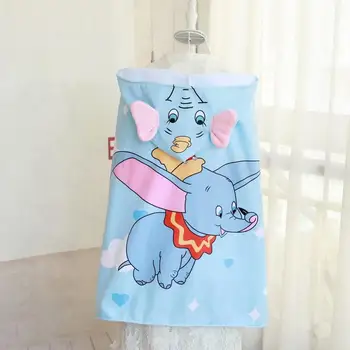 Disney 75*100cm animacinių filmų Minnie Peliukas Dumbo apsiaustu, vonia rankšluostį vonia rankšluostį princesė vonia rankšluostį berniukas mergaitė kūdikių paplūdimio rankšluostį