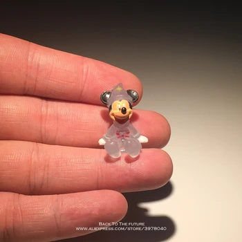Disney Mickey Mouse skaidrus 2cm Veiksmų Skaičius, Laikysena Anime Apdailos Surinkimo Statulėlės Žaislo modelis, vaikų dovanų