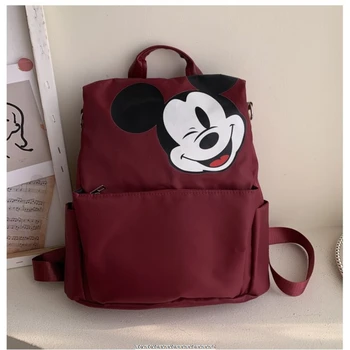 Disney Mickey Mouse Tendencija Rankinės Atsitiktinis Spalvingas krepšys mickey Minnie nešiojamų drobė maišelis antrankiai maišelį Moteris Mokyklos Krepšiai