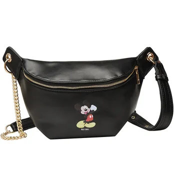 Disney Mickey mouselady krepšys moterų pečių maišą minne Juosmens pack krūtinės krepšys
