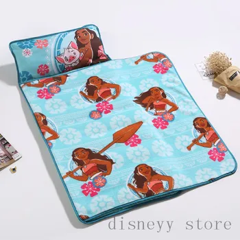 Disney miegmaišį Patalynės komplektai kelionės antklodė Elsa Nešiojamų Valcavimo Plauko Kilimėlis su antklodę ir Pagalvę už Bamblys Kūdikių Mergaitės