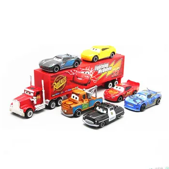 Disney Pixar 3 Žaibas Mcqueen Jackson Audra Sailor Dėdė Mack Sunkvežimių 1:55 Slėgio Litų Automobilio Modelį Berniukas Žaislai