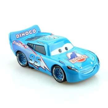 Disney Pixar Automobilių Mėlyna Dinoco Žaibas McQueen 1:55 Masto Diecast Metalo Lydinio Modle Automobilių Mielas Žaislai Vaikams Dovanos
