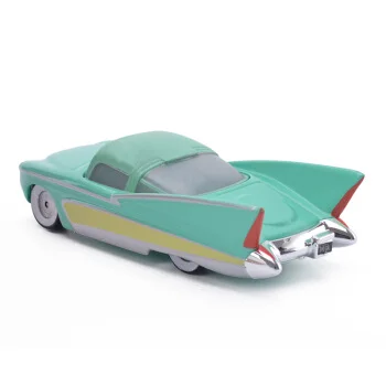 Disney Pixar Cars 2 Flo 9.5 cm Metalo Diecast lydinio klasikinis Žaislas, Automobilio modelio, vaikams, dovanų 1:55 Ženklo žaislai Naujas Sandėlyje
