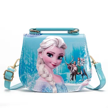 Disney princesė vaikų pečių maišą merginos krepšys naujo Užšaldyti Elsa Ana mergina kūdikių pečių maišą, sušaldyti rankinės